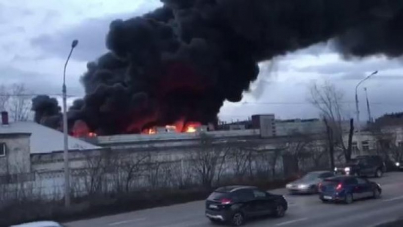 Rusya’da balistik füze fabrikasının deposunda yangın