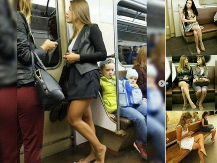 Rusya'da yeni akım: Çıplak ayakla metro yolculuğu