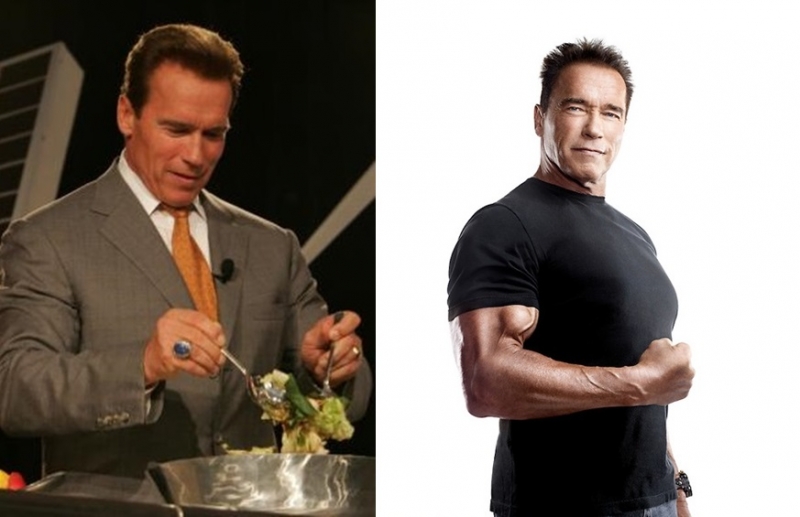 Schwarzenegger: Bitkisel beslenmek kas gelişimine iyi geliyor!