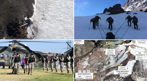 Şili'de buzlar altında kalan 2 askerin kalıntılarına 40 yıl sonra ulaşıldı