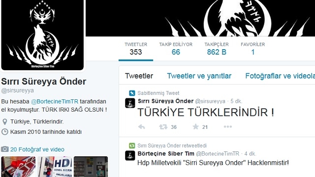Sırrı Süreyya Önder'in Twitter hesabı hacklendi!