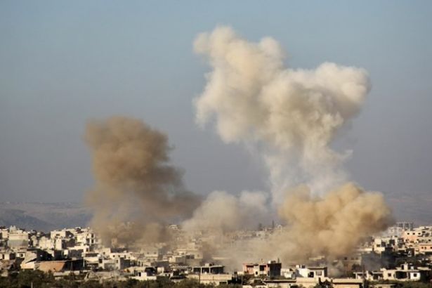 Suriye'de cihatçılar kuşattıkları beldelere havan atışı gerçekleştirdi