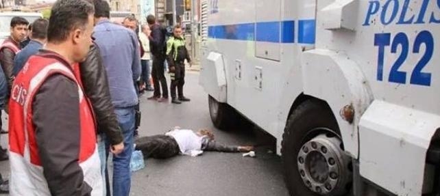 Taksim'de TOMA'nın çarptığı kişi hayatını kaybetti!