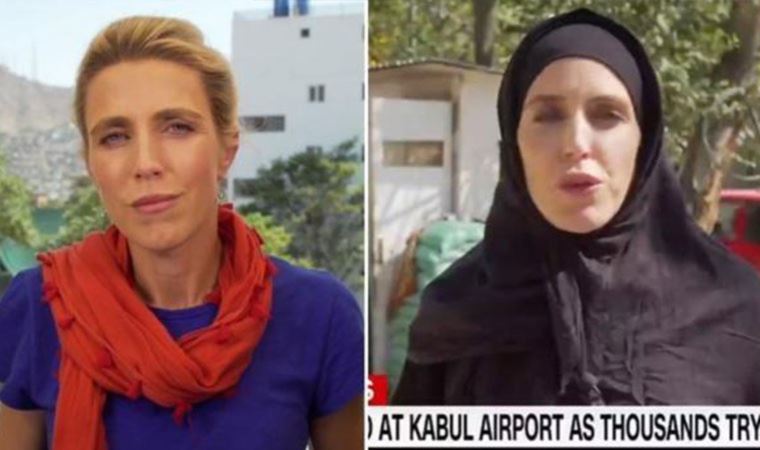 Taliban sonrası çarşafa girdiği iddia edilen CNN muhabiri konuştu