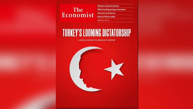the economist,The Economist'ten 'Erdoğan'ın İmparatorluğu' özel sayısı: Türkiye diktatörlüğün eşiğinde!