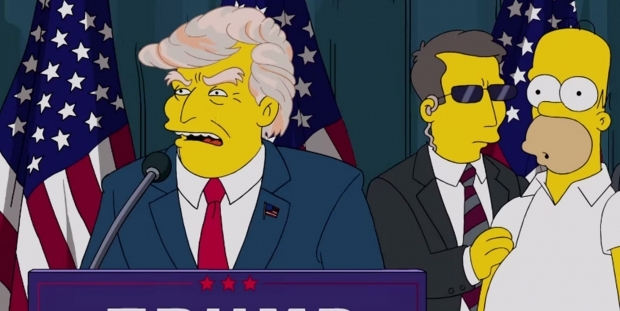 'The Simpsons, Trump'ın başkan olacağını 2000 yılında bildi' 