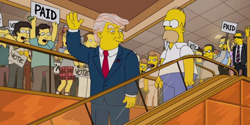 The Simpsons'un senaristinden Donald Trump açıklaması