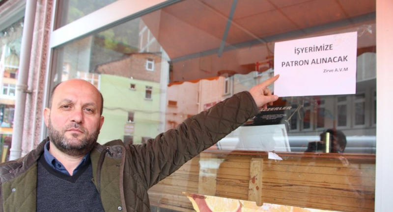 Trabzon'da markete patron aranıyor