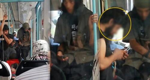 Tramvayda IŞİD tişörtü giyen bir kişi ifade verdi!