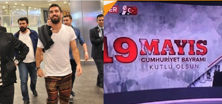 TRT: '19 Mayıs Cumhuriyet Bayramı', Arda Turan: 'Çocuk Bayramı'