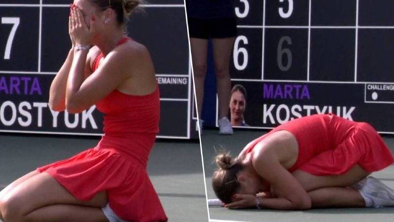 Ukraynalı tenisçi Marta Kotsyuk'dan ırkçılık! Savaştan Rus rakibini sorumlu görüp elini sıkmadı