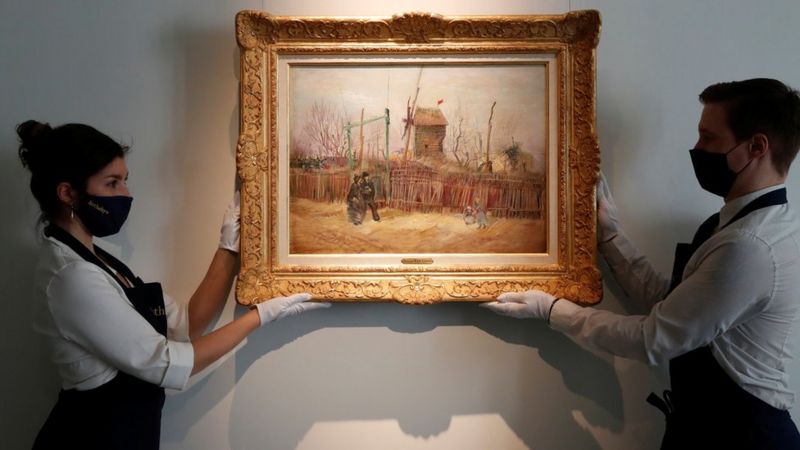 Van Gogh’un 'Montmartre' resmi ilk kez görüntülendi