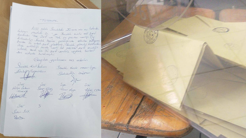 Yalova'da dışardan getirilen ve oy kullanılan zarfların sandığa atıldığı tespit edildi; tutanak tutuldu