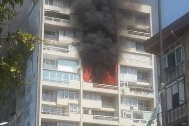 Mecidiyeköy'de yangın çıktı!
