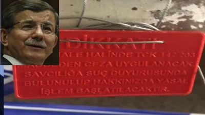 Ahmet Davutoğlu'nun ofisi mühürlendi
