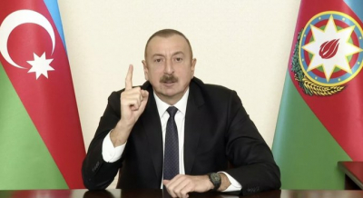 Azerbaycan Cumhurbaşkanı Aliyev: Rusya'yı yaptırımlarla yenemezsiniz