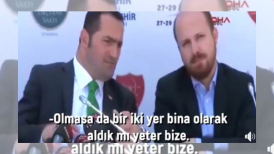 Bilal Erdoğan ile Beyoğlu Belediye Başkanı olan Yıldız arasındaki “Dönüşümden bir iki bina kalsa yeter” sohbetine erişim engeli