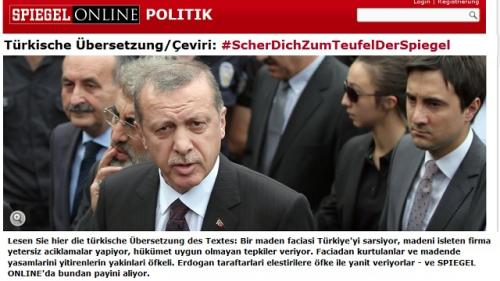 Der Spiegel'den tepkilere Türkçe yanıt!
