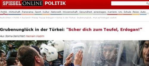 Der Spiegel: Cehenneme git Erdoğan!