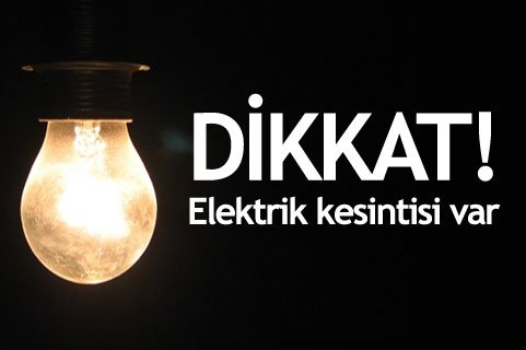 İstanbul'da elektrik kesintisi!
