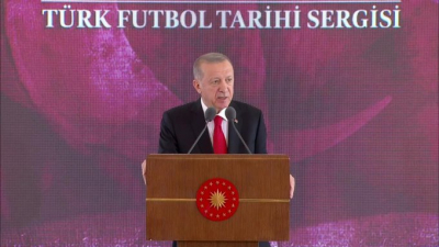 Erdoğan: Dikişle hazırlanan topların, vurduğun zaman kafanı paramparça eden o günleri unutmak mümkün değil; oralardan artık buraya geldik