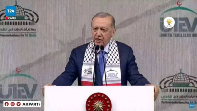 Erdoğan: Hamaslı kardeşlerimizi Filistin'in Kuvay-ı Milliyesi olarak görmeye devam edeceğiz