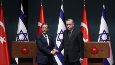 Erdoğan, İsrail Cumhurbaşkanı Herzog, Filistin Devlet Başkanı ve Lübnan Başbakanı ile görüştü