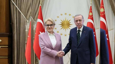 Erdoğan ve Meral Akşener Beştepe'de görüşüyor