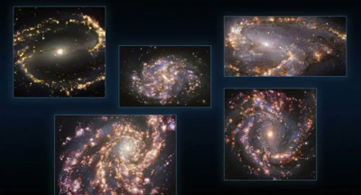 Farklı galaksilerdeki yıldız oluşumları görüntülendi