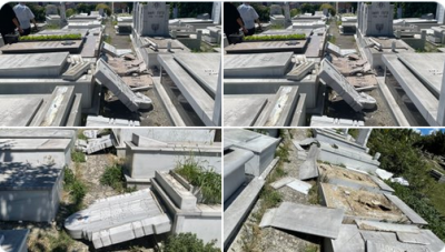 Hasköy Yahudi mezarlığına saldırı: 36 mezar taşı kırıldı