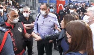 HDP'li Beştaş ile polis arasında çadır tartışması: 