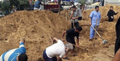 İsrail ordusu Şifa Hastanesi'nin yoğun bakım ünitesini vurdu! Mezar kazılıyor