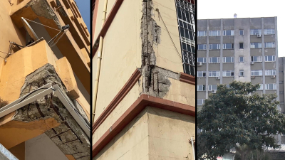 İstanbul Üniversitesi binalarında endişe yaratan görüntü: Kolon ve kirişlerde çatlaklar, duvarlarda dökülmeler
