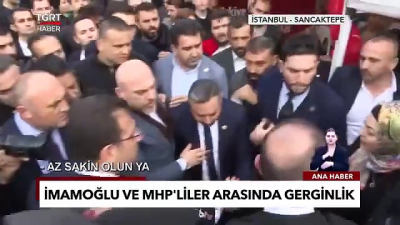 MHP'li Başkan Arzu Karaalioğlu, 'Geri bas' diye stanttan kovduğu İmamoğlu'nu 'bölücülük' ile suçladı
