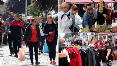 Tatili fırsat bilen Bulgarlar, Edirne'de: '500 euroyla bagajı doldurabiliyoruz ama fiyatlar artmış'