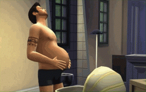 The Sims 4' te tasarım hatası! Erkekler hamile kalıyor..